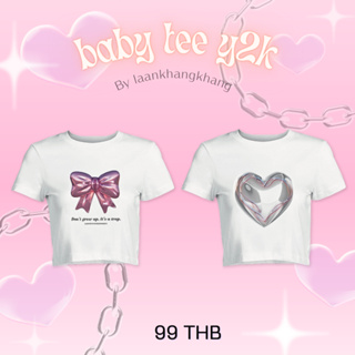 CROP ฺBABY TEE เสื้อครอปสไตล์วายทูเค