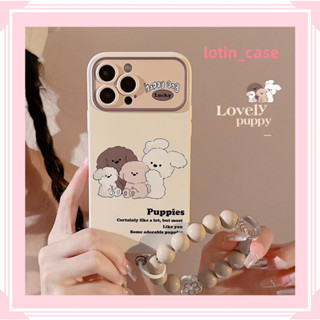 🎁ส่งของขวัญ🎁เคสไอโฟน สำหรับ 11 13 for iPhone Case 14 12 Pro Max การ์ตูน น่ารัก ลูกสุนัข กันกระแทก ปกป้อง เคสโทรศัพท์