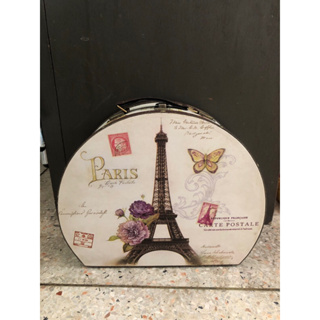 กล่องเก็บของ อเนกประสงค์ มีฝาปิด ลาย PARIS Memories Box