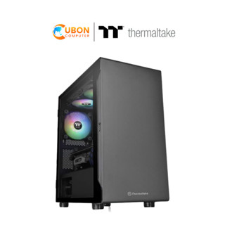 CASE (เคส) THERMALTAKE S100 TG BLACK (CA-1Q9-00S1WN-00) ประกันศูนย์ 2 ปี