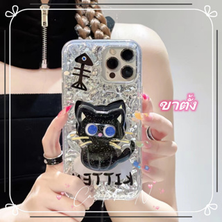 🔥สไตล์ใหม่🔥เคสไอโฟน iphone 11 14 Pro Max INS ไฮโซ ลูกแมว ขาตั้ง ป้องกันการตก เคส iphone 12 13 Pro Case for iPhone