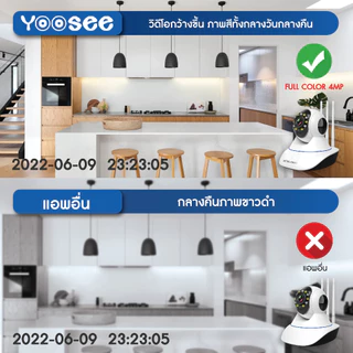 FNKvision กล้องวงจรปิด กล้องวงจรปิดไร้สาย อยู่ไกลแค่ไหนก็ดูได้ Full HD 5MP Wirless กล้อง IP 5.0 ล้านพิกเซล APP:YOOSEE