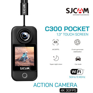 SJCAM C300 Pocket Action Camera กล้องแอคชั่น ความละเอียด 4K 30FPS WiFi 5GHz/2.4GHz