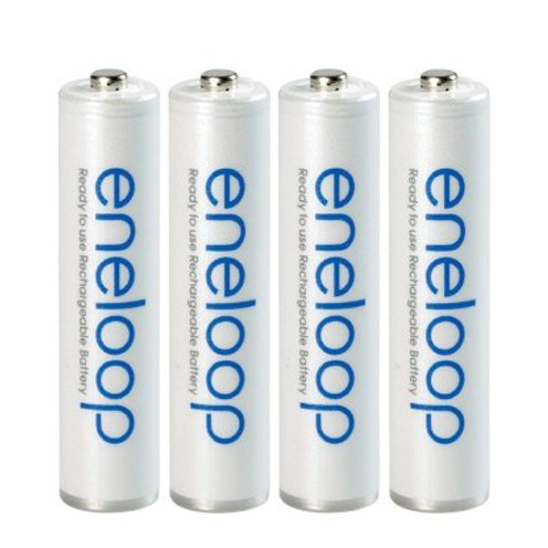 แท้ 100% ประกันศูนย์ AA 2000mAh, AAA 800mAh Pack 4 ก้อน Original Panasonic eneloop  ถ่านชาร์จ