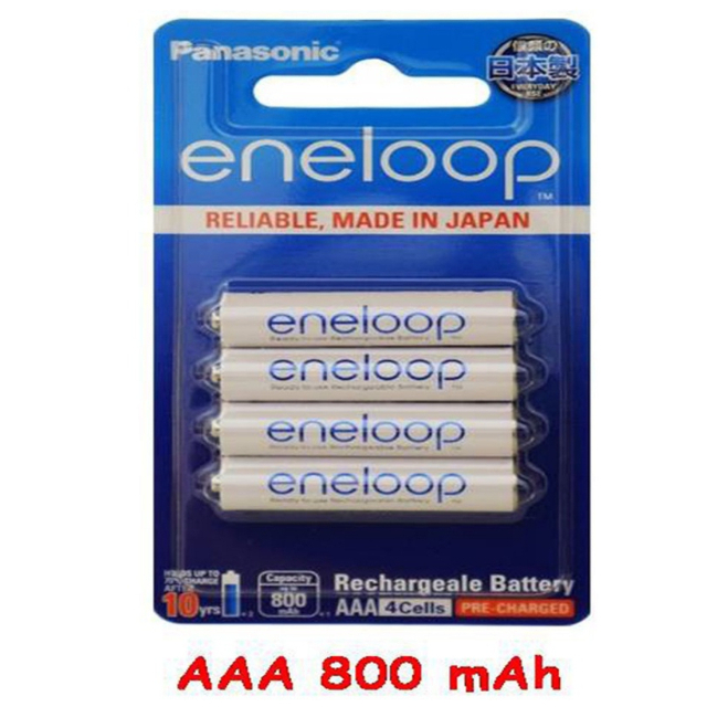 แท้ 100% ประกันศูนย์ Pack 4 ก้อน Panasonic eneloop Pro AAA 950 mah, AA 2550mAh AAA 2000 mah ถ่านชาร์จ