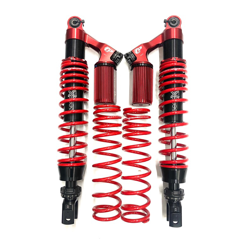 โช้คหลัง PROFENDER สีแดง ดำ ยาว 430 รุ่นรถ HONDA FORZA-300-FORZA-350ปี2018-ADV-350 LOAD-15MM.REAR(รห