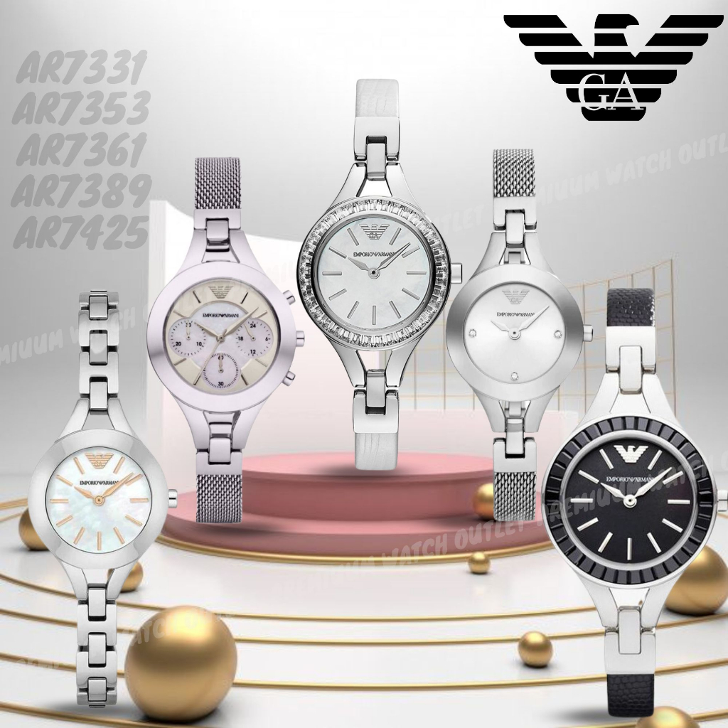 OUTLET WATCH นาฬิกา Emporio Armani OWA330 นาฬิกาข้อมือผู้หญิง นาฬิกาผู้ชาย แบรนด์เนม Brand Armani Watch AR7353
