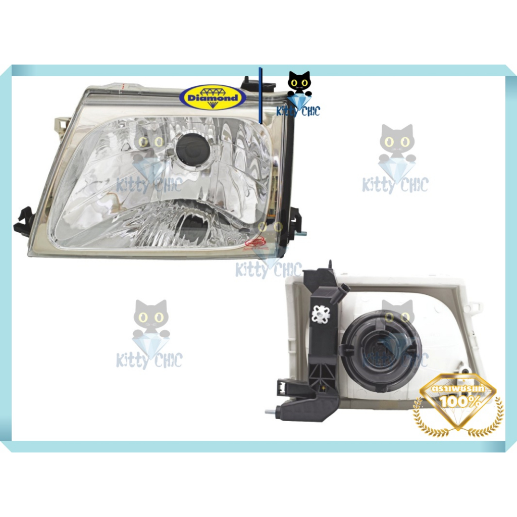 ไฟหน้า ไทเกอร์ D4D ปี 2002 – 2003 TOYOTA TIGER D4D โตโยต้า ไทเกอ ดีโฟดี ดีโฟร์ดี ตราเพชร ไดมอนด์ Diamond ราคา ถูกที่สุด ดีลบีเคเค แกลเลอรีภาพที่ 2