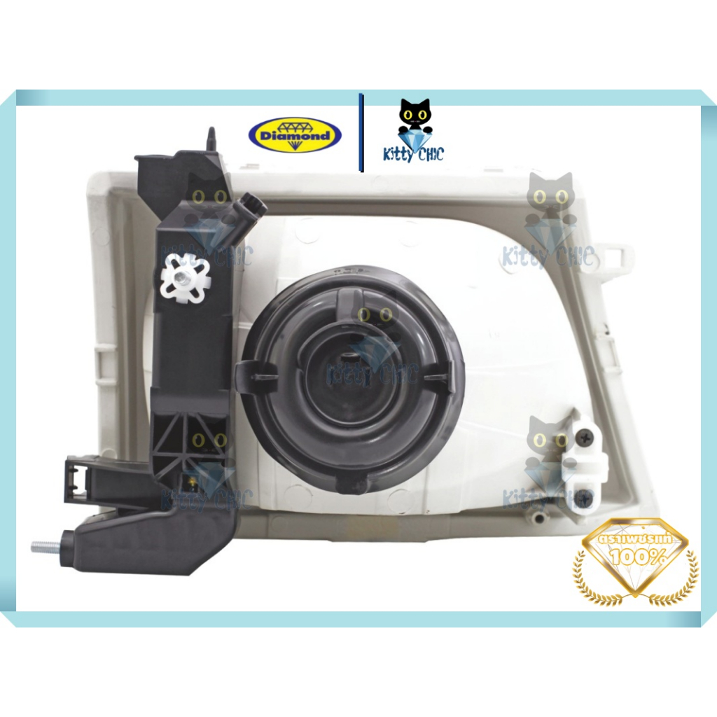 ไฟหน้า ไทเกอร์ D4D ปี 2002 – 2003 TOYOTA TIGER D4D โตโยต้า ไทเกอ ดีโฟดี ดีโฟร์ดี ตราเพชร ไดมอนด์ Diamond ราคา ถูกที่สุด ดีลบีเคเค แกลเลอรีภาพที่ 3