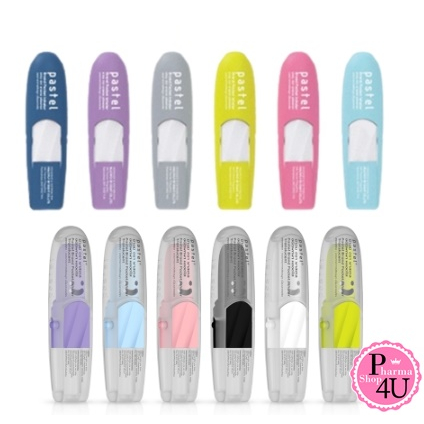 PASTEL Brand Pocket Inhaler 1.5ml - ยาดม ตรา พาสเทล ชนิดพกพา จำนวน 1 ชิ้น คละสี