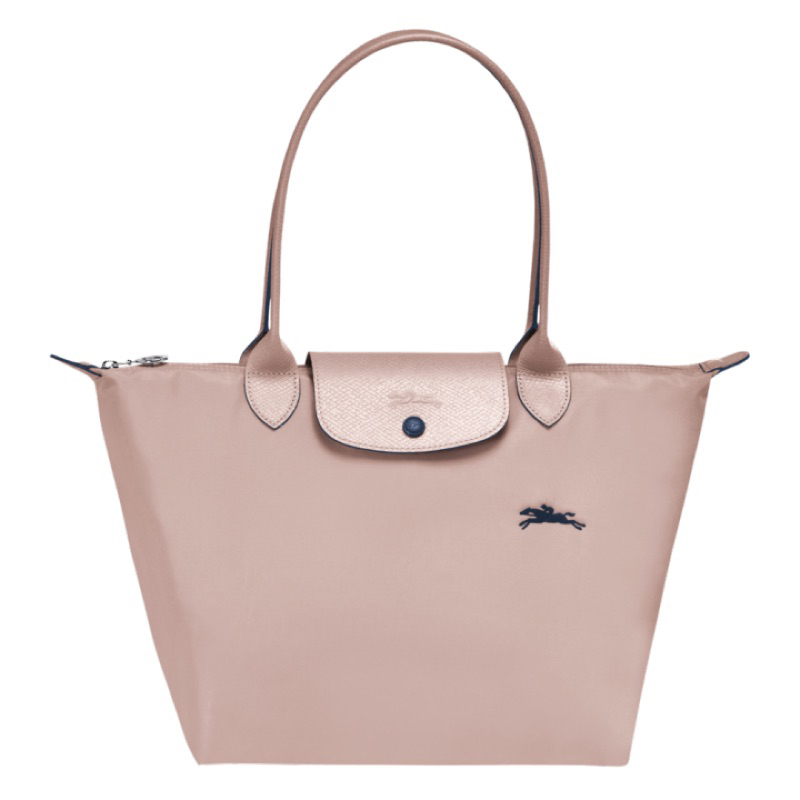 (ส่งต่อ) ของแท้ 100% | longchamp le pliage club สี hawthorn (ชมพูตุ่น)  ✨ ไซส์ S หูยาว