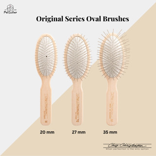 Chris Christensen Original Series Oval Pin Brush แปรงเข็มหมุดทรงรีหมาแมว x Petsister