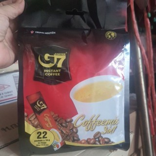 กาแฟ กาแฟเวียดนาม กาแฟสำเร็จรูป 3 in 1 บรรจุ 22 ซอง หอม อร่อย  G7  มีอย.