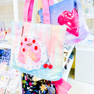 Tote bag กระเป๋าผ้าหลากลายมากสีสัน ระเบิดความน่ารักสดใสในใจออกมาให้โลกรู้กันเถอะสาววววววว [TULIP.ATSUN]