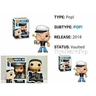 Funko Pop Animation Popeye : Popeye 369 (แร ไอเทม)