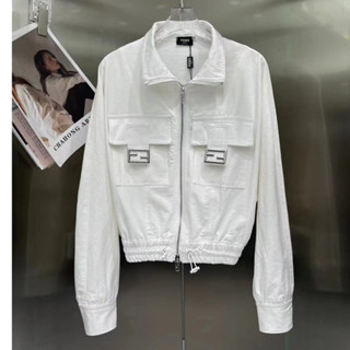 FENDI MARC JACOB JACKET เสื้อคลุม แจ็คเก็ต ผ้าแคนวาส เฟนดิ ฟินดิ