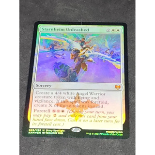 การ์ด MTG Starnheim Unleashed Foil White Magic the Gathering EDH รุ่น KHM สภาพ Nm