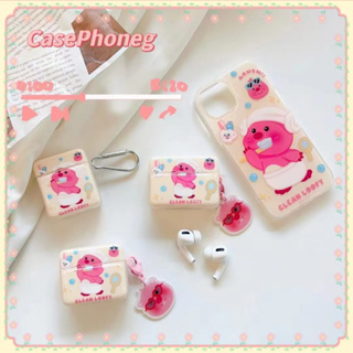 🍑CasePhoneg🍑การ์ตูน Loopy สีชมพู iPhone 11 14pro max ป้องกันการหล่น ขอบเต็ม เส้นขอบโปร่งใส น่ารัก case for iPhone 12 13