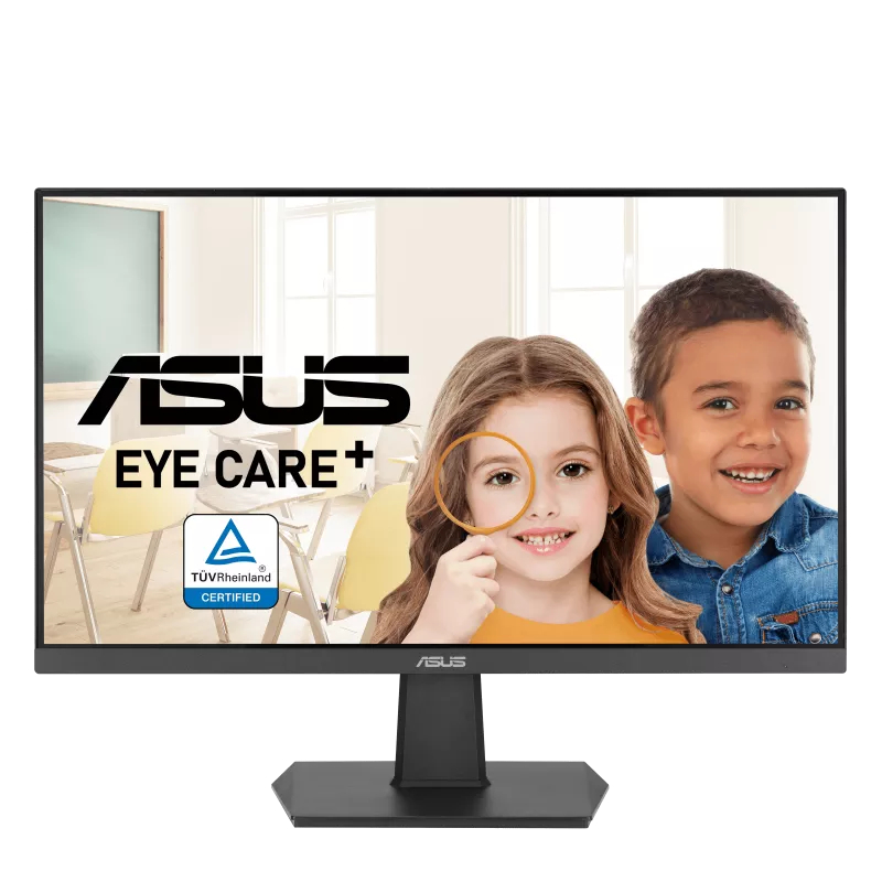 ASUS MONITOR ( จอมอนิเตอร์เกม) ASUS VA27EHF Eye Care Gaming Monitor – 27-inch, IPS, Full HD, Frameless, 100Hz, Adaptive-Sync, 1ms MPRT, HDMI, Low Blue Light, Flicker Free, Wall Mountable/Warranty3Year By Asus