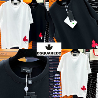 DSQUARED2 T-SHIRT UNISEX 🖤🤍 เสื้อยืด DSQUARED2 🏷️Hiend 1:1 cotton 💯 ร้านค้าจัดส่งไว