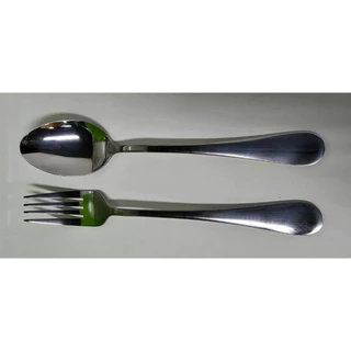 SB Stainless ช้อนส้อม สแตนเลส หนา 2.0 mm. ขนาด 18.5 cm รุ่น SF100 Pack 12 ชิ้น