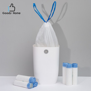 Goody Home ถุงขยะพลาสติกพร้อมสายหูหิ้ว ขนาด 45*50 Cm. (กว้าง * สูง) ไม่ระบุสีในการจัดส่ง