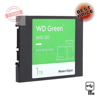 1 TB SSD SATA WD GREEN (WDS100T3G0A) ประกัน 3Y