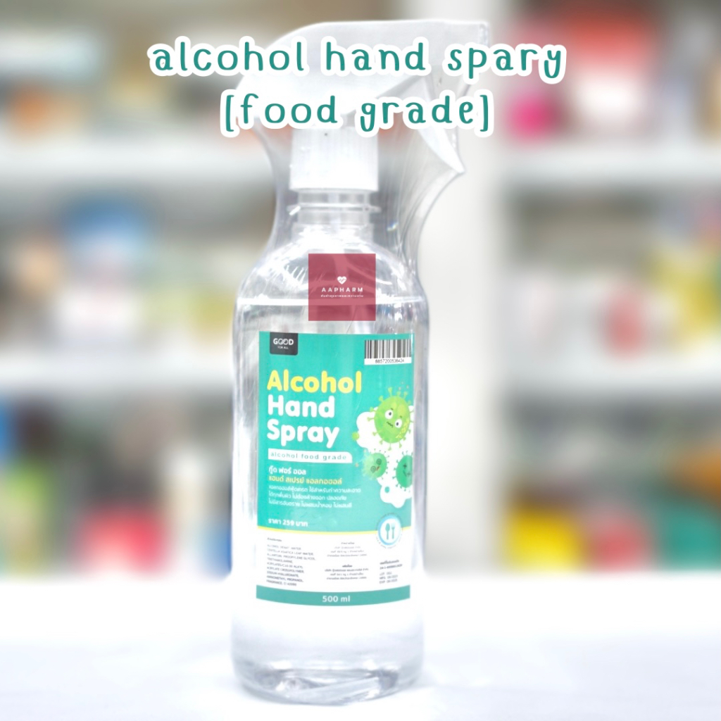 Alcohol Hand Spray I Alcohol Food Grade แฮนด์ สเปรย์ แอลกอฮอล์ 75%