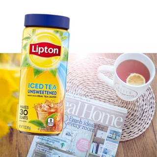 ชา Lipton Iced Tea Unsweetened ชาผงชนิดไม่หวาน ไม่มีน้ำตาล นำเข้าจากอเมริกา 85 กรัม ชาผงสำเร็จรูป ชาลิปตัน ส่งด่วน