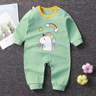MB08 รอมเปอร์เด็ก บอดี้สูทเด็ก แขนยาว-ขายาว ชุดเด็กแรกเกิด ผ้าcotton
