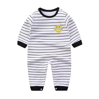 MB08 รอมเปอร์เด็ก บอดี้สูทเด็ก แขนยาว-ขายาว ชุดเด็กแรกเกิด ผ้าcotton