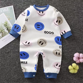 MB08 รอมเปอร์เด็ก บอดี้สูทเด็ก แขนยาว-ขายาว ชุดเด็กแรกเกิด ผ้าcotton