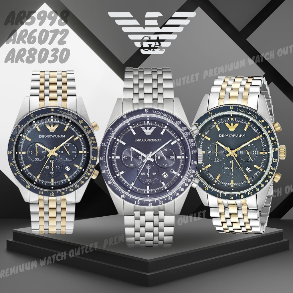 OUTLET WATCH นาฬิกา Emporio Armani OWA333 นาฬิกาข้อมือผู้หญิง นาฬิกาผู้ชาย แบรนด์เนม Brand Armani Watch AR5988