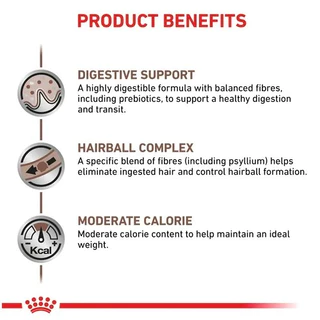 Royal Canin Gastro Intestinal Hairball 4 kg อาหารแมวกำจัดก้อนขนในทางเดินอาหาร ลดโอกาสการเกิดนิ่ว 4 kg