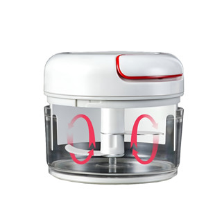 Mini food chopper เครื่องปั่นจิ๋ว ที่บดกระเทียม บดอาหาร แบบมือดึง T1023