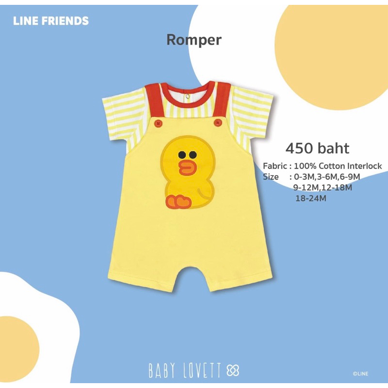 Babylovett Line collection Sally romper 9-12