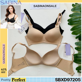 รหัส SBXD97205 Sabina เสื้อชั้นใน Invisible Wire (ไม่มีโครง) รุ่น Perfect Bra รหัส SBXD97205CD สีเนื้อเข้ม