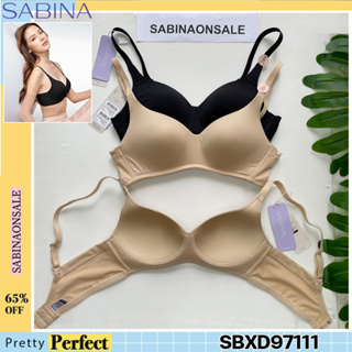 รหัส SBXD97111 Sabina เสื้อชั้นใน Invisible Wire (ไม่มีโครง) รุ่น Perfect Bra รหัส SBXD97111BK สีดำ SBXD97111CD สีเนื้อ