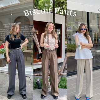 Biscuit Pants กางเกงขายาวทรงกระบอก