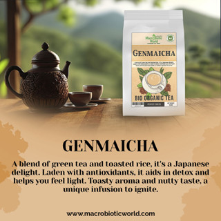 Organic/Bio Genmaicha Herb Tea | ชาเก็นไมฉะ 50g