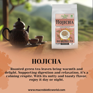 Organic/Bio HojiCha Herb Tea | ชาโฮจิฉะ 50g