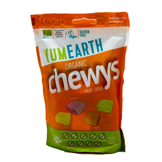 YUMEARTH  l Organic Candies Chewys - Fruit Chews ลูกอมแบบเคี้ยว จากผลไม้แปรรูป 142g