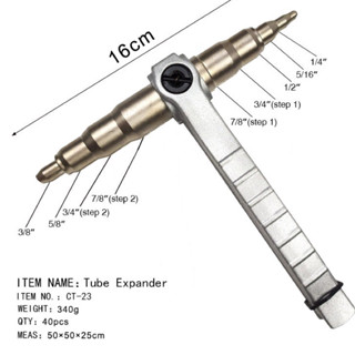 คีมขยายท่อทองแดง ขนาด 1/4"-7/8"