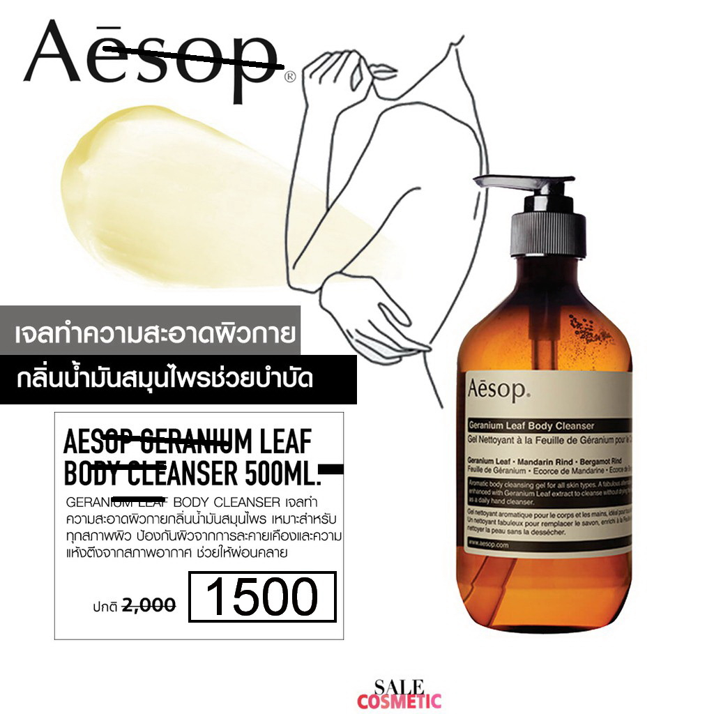 Aesop Geranium Leaf Body Cleanser 200ml / 500ml