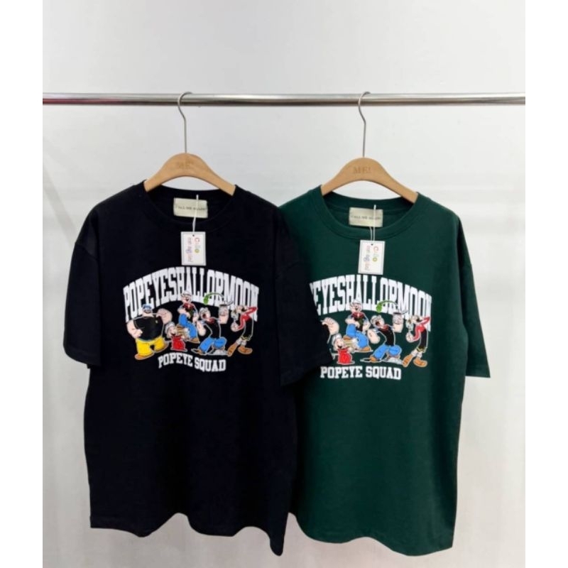 💪Popeye🛑เสื้อยืด CMA ทรง Oversize อก 44-46" ผ้าคอตตอน 💯