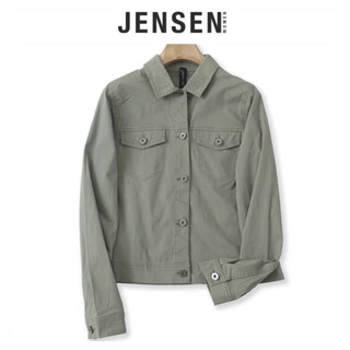 เสื้อแจ็คเก็ต JACKET เขียว แบรนด์ JENSEN (UK) แท้💯%