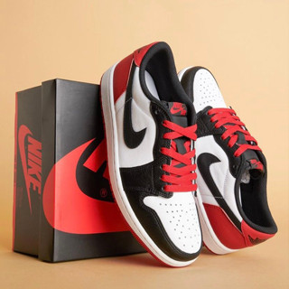 (พร้อมส่ง) Nike Air Jordan 1 Low OG "Black Toe" (2023) (แท้100%)