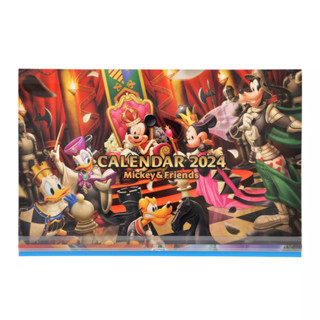 [Direct from Japan] Wall Hanging Calendar 2024 / Disney Mickey &amp; Friends Calendar＆Organizer 2024 Japan NEW