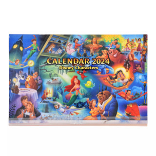 [Direct from Japan] Wall Hanging Calendar 2024 / Disney Character Calendar＆Organizer 2024 Japan NEW