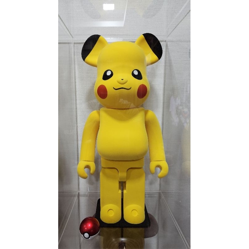 Bearbrick Pikachu Flocky Ver. 1000%